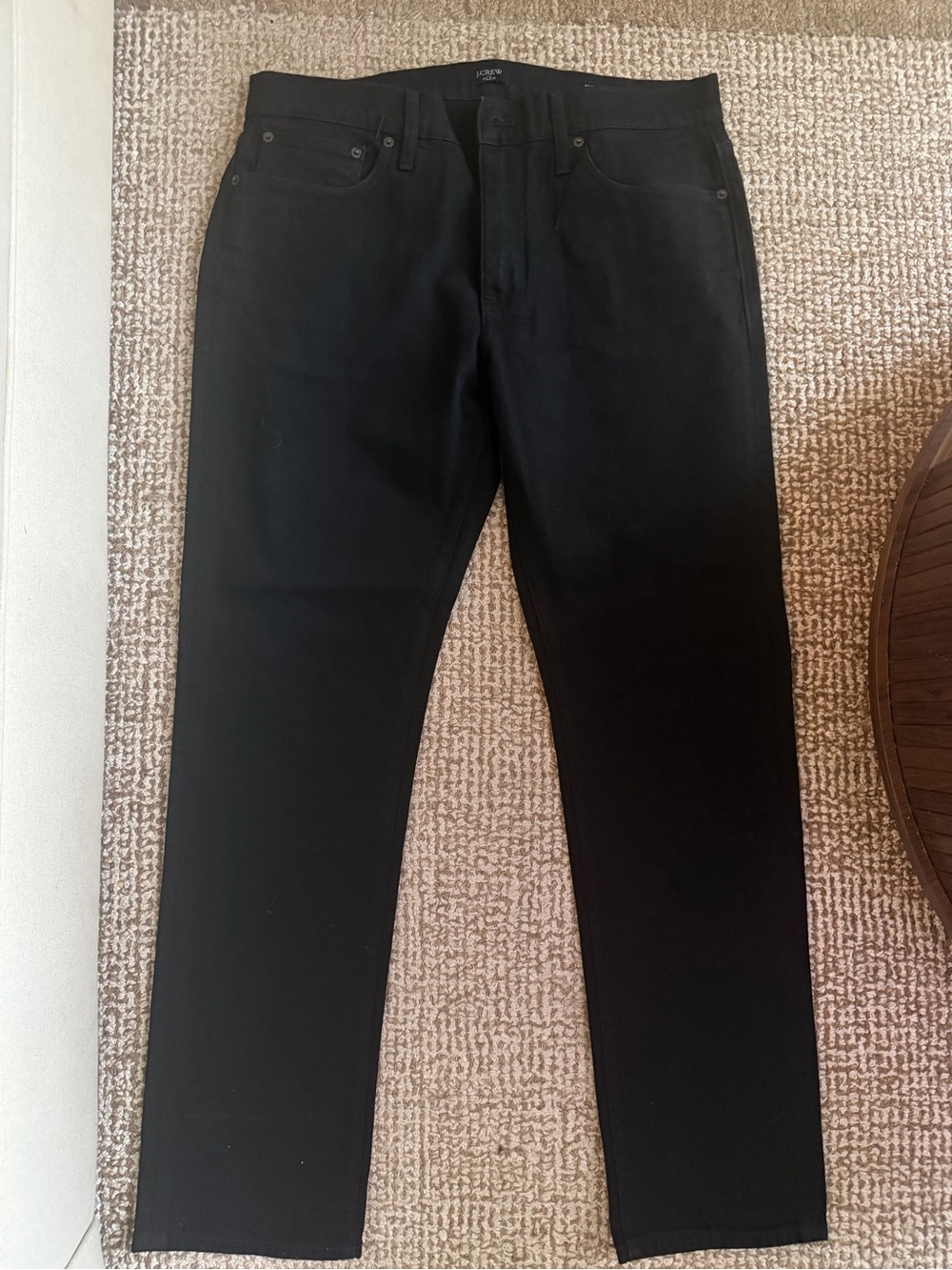 J. Crew Men's Slim Straight Jeans in Black